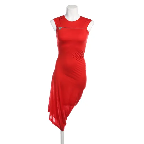 Kleid in Rot, Lyocell, Alexander McQueen