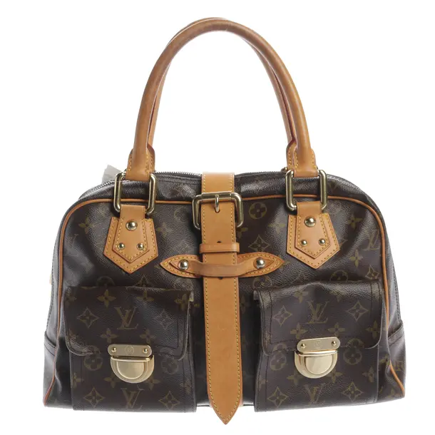 Handbag, in Dark Brown, Canvas, Louis Vuitton