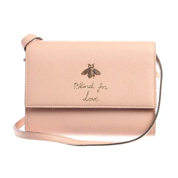 Wallet on Chain in Pink, Leather, Gucci