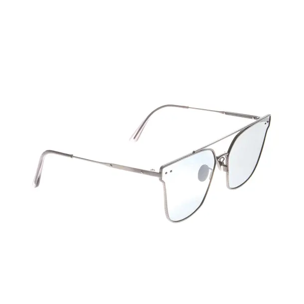 Sonnenbrille in Metallic, Metall, Bottega Veneta