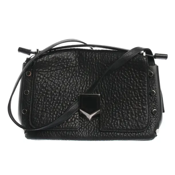 Umhängetasche in Schwarz, Leder, Jimmy Choo