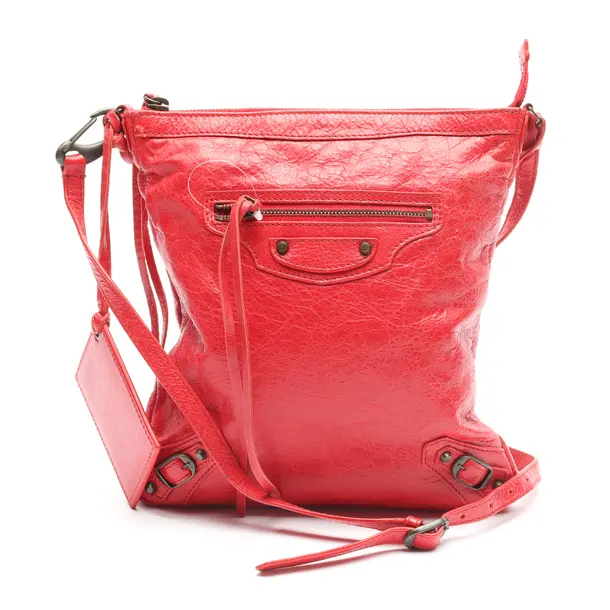 Cross Body Bag in Red, Leather, Balenciaga