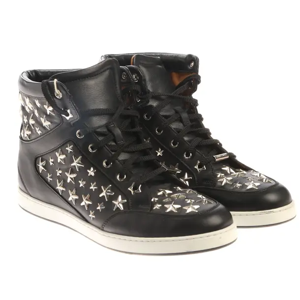 High-Top Sneaker in Schwarz, , Jimmy Choo