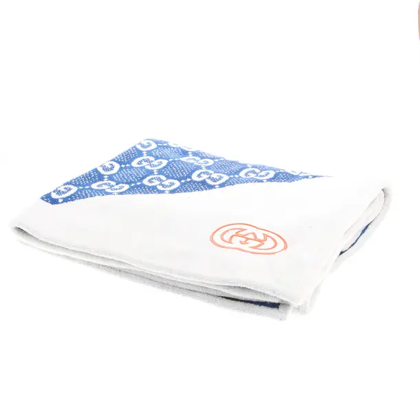 Towel in White, Cotton, Gucci