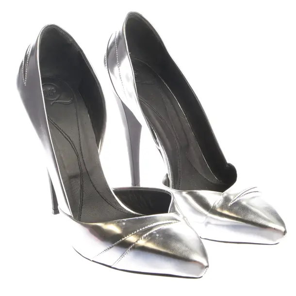 Pumps in Metallic, , Alexander McQueen
