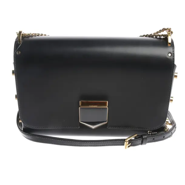 Umhängetasche in Schwarz, Leder, Jimmy Choo
