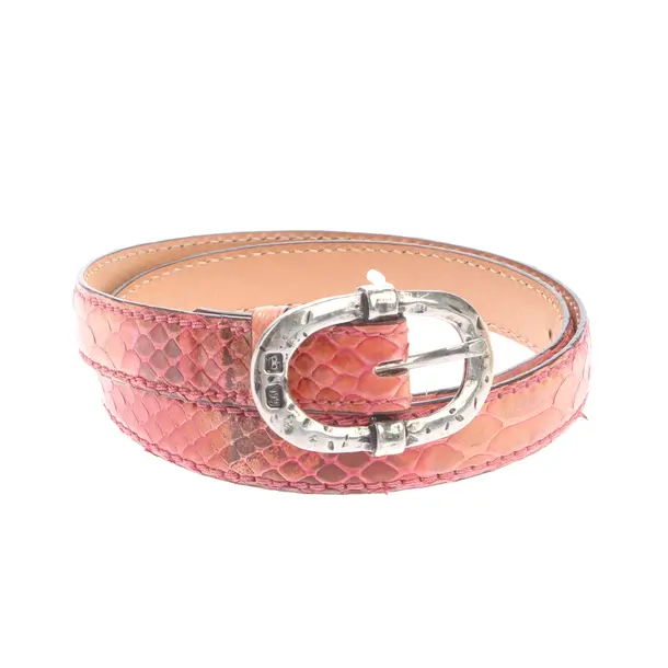 Belt in Pink, Leather, Reptile´s House