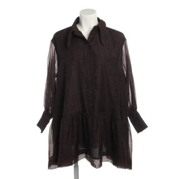 Kleid, in Braun, Polyester, Ganni