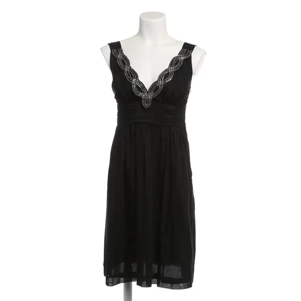 Dress, in Black, Cotton, Ana Alcazar