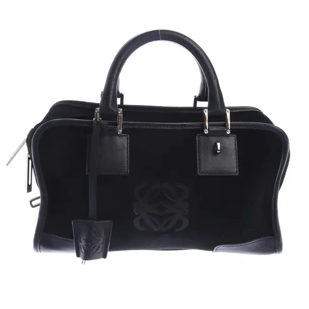 Handtasche in Schwarz, Leder, Loewe