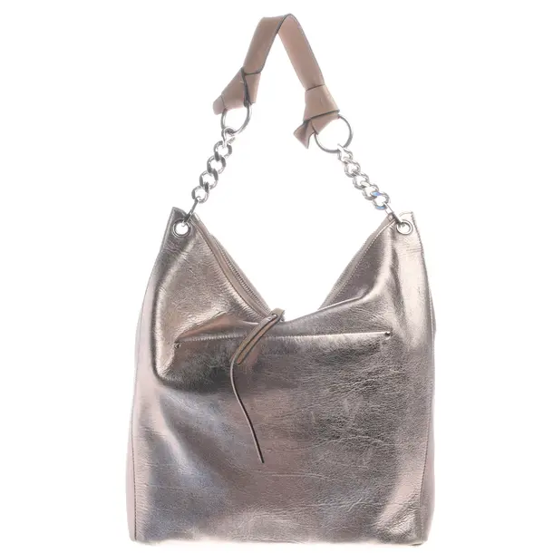 Shoulder Bag in Metallic, Leather, Jimmy Choo