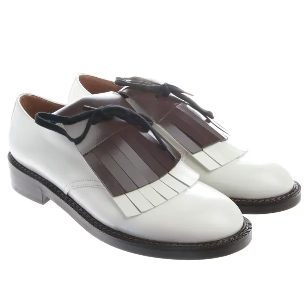 Flats in White, , Marni