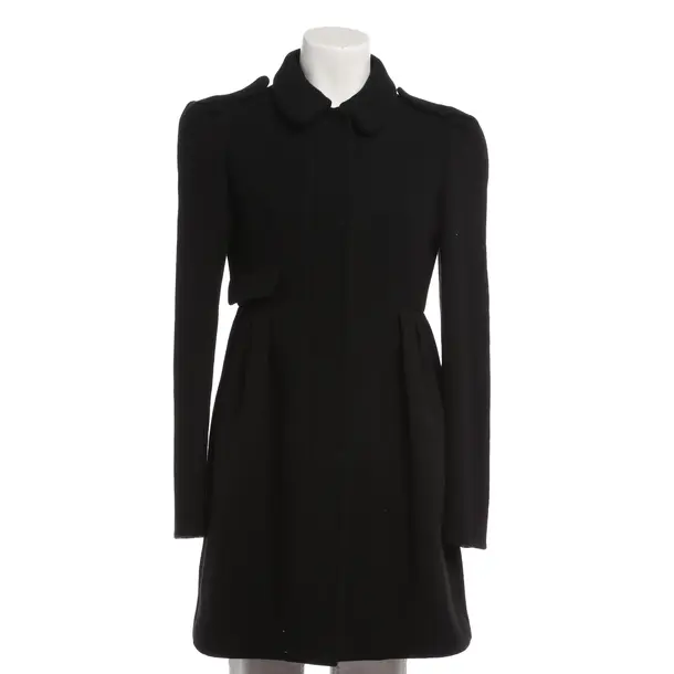 Cappotto mezza stagione, in Nero, Lana, Miu Miu