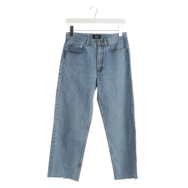 Jeans Straight Fit, in Blau, Baumwolle, A.P.C