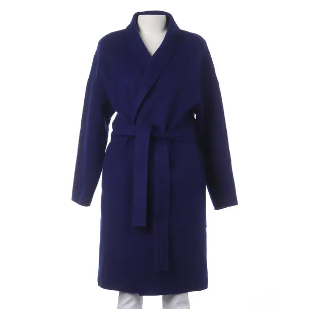 Mid-Season Coat, in Blue, Cashmere, Iris von Arnim