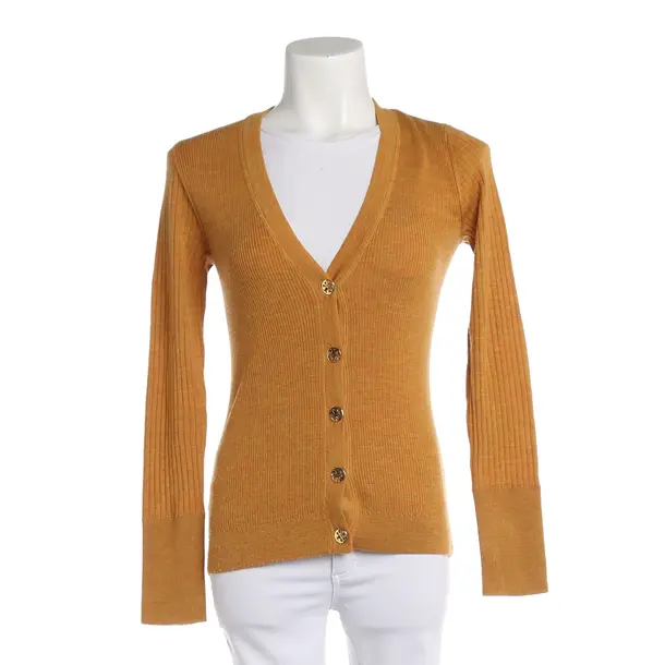 Cardigan, in Orange, Wool, Tory Burch
