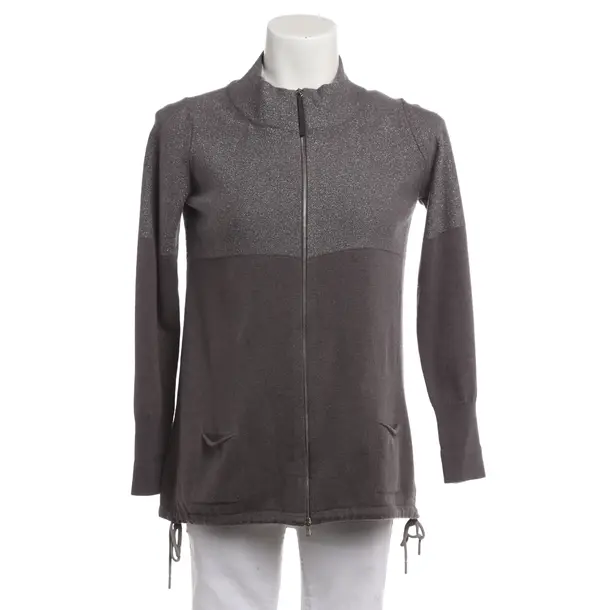 Strickjacke, in Grau, Wolle, Fabiana Filippi