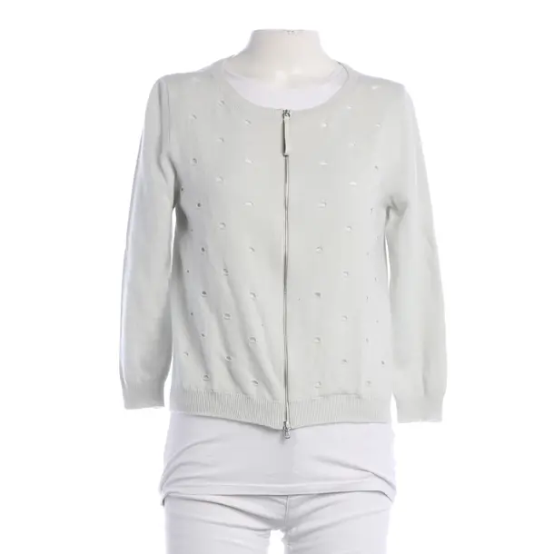 Strickjacke, in Hellgrau, Baumwolle, Fabiana Filippi