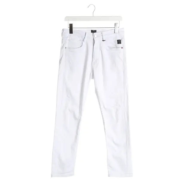 Boyfriend Jeans, in White, Cotton, Elias Rumelis