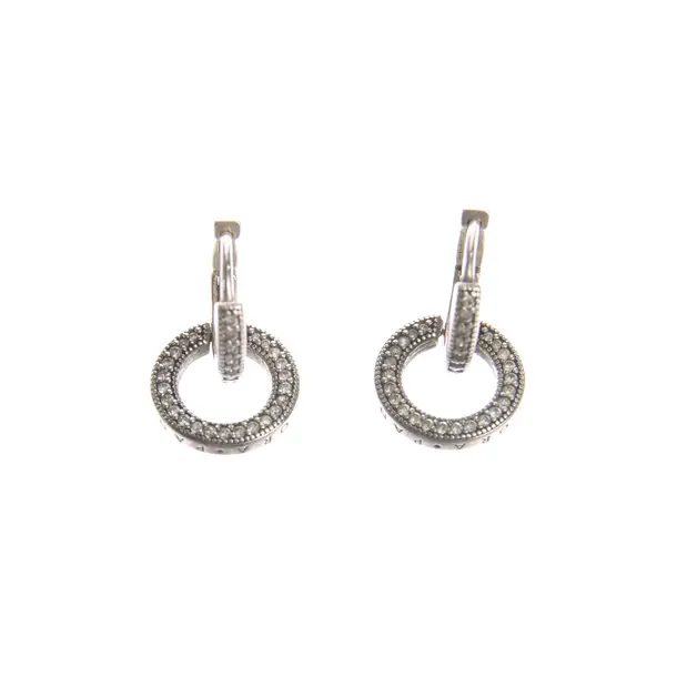 Earrings in Metallic, 925 Sterling Silver, Pandora