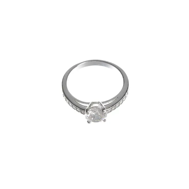 Ring, in Silver, Metal (metallic, metallized), Swarovski