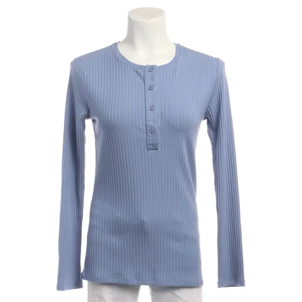 Longsleeve in Blau, Baumwolle, Closed