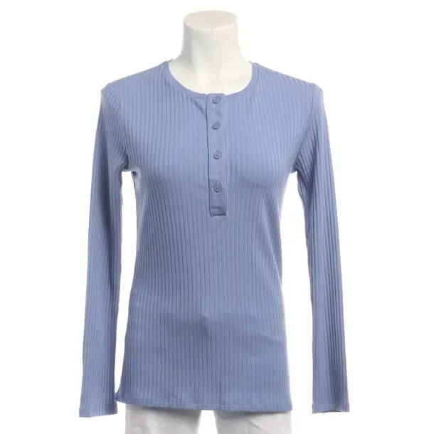 Longsleeve in Blau, Baumwolle, Closed