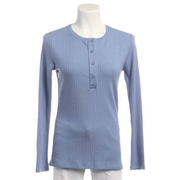 Longsleeve in Blau, Baumwolle, Closed