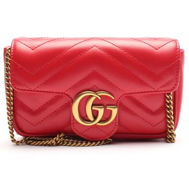 Evening Bag in Red, Leather, Gucci