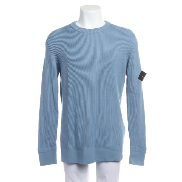Pullover in Blau, Wolle, Stone Island
