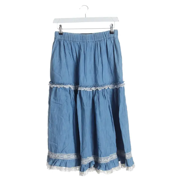 Skirt in Blue, Cotton, Gucci