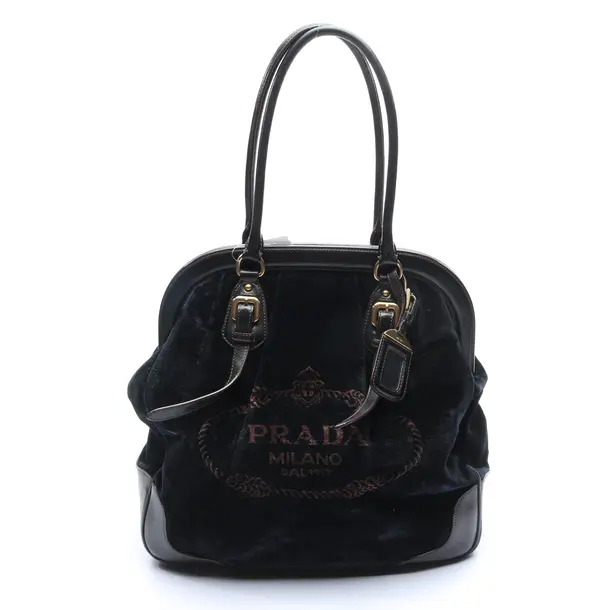 Shoulder Bag in Brown, Leather, Prada