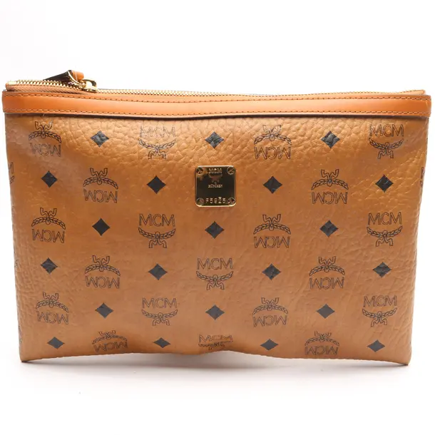 Clutch Bag in Brown, Leather, MCM