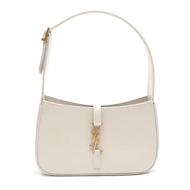 Shoulder Bag in Gray, Leather, Saint Laurent