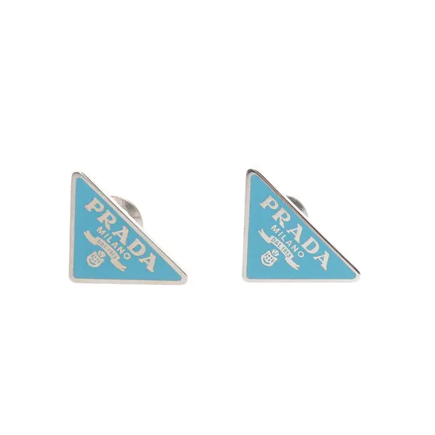 Earrings in Metallic, 925 Sterling Silver, Prada
