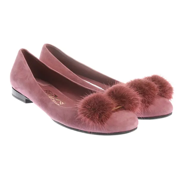 Ballet Flats in Red, , Salvatore Ferragamo