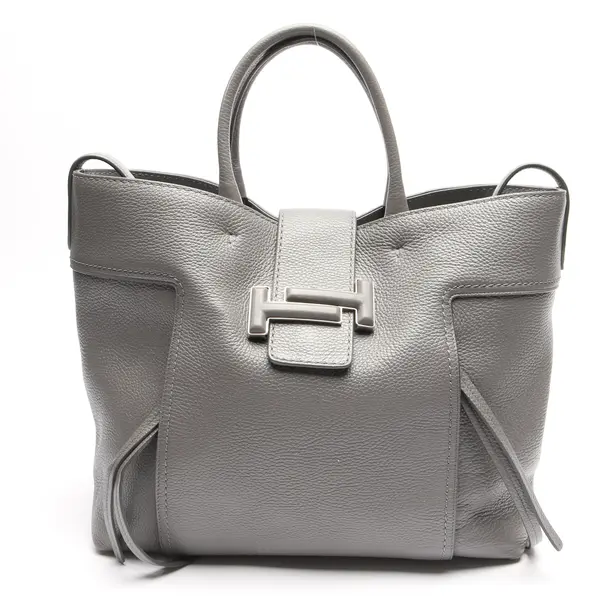 Shopper Bag in Gray, Leather, Tod´s