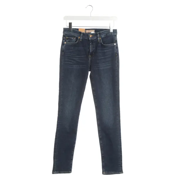 Straight Fit Jeans, in Blue, Cotton, 7 for all mankind