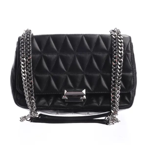 Shoulder Bag in Black, Leather, Michael Kors