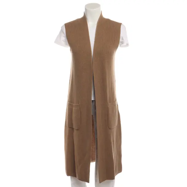 Weste in Braun, Wolle, Max Mara
