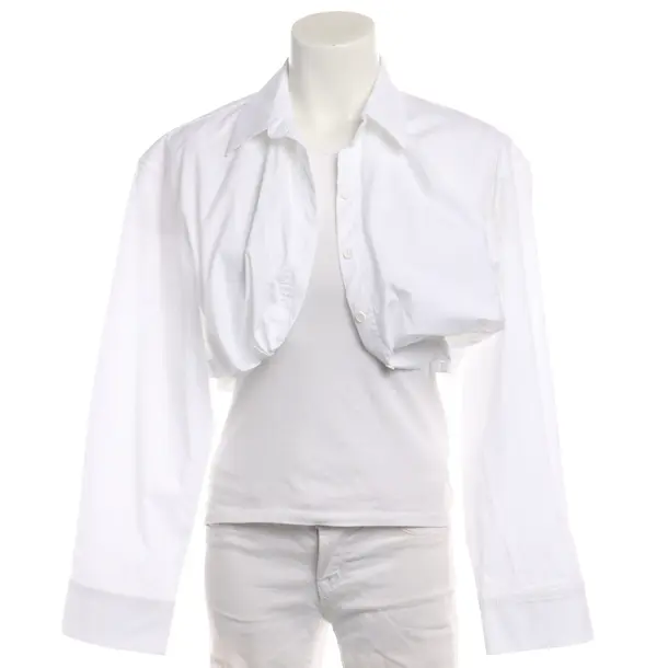 Bluse in Weiß, Baumwolle, Jacquemus