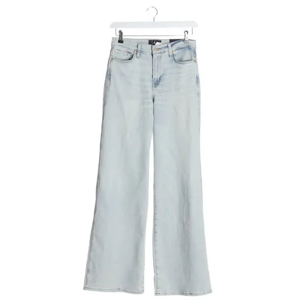 Jeans Flared in Blau, Baumwolle, 7 for all mankind