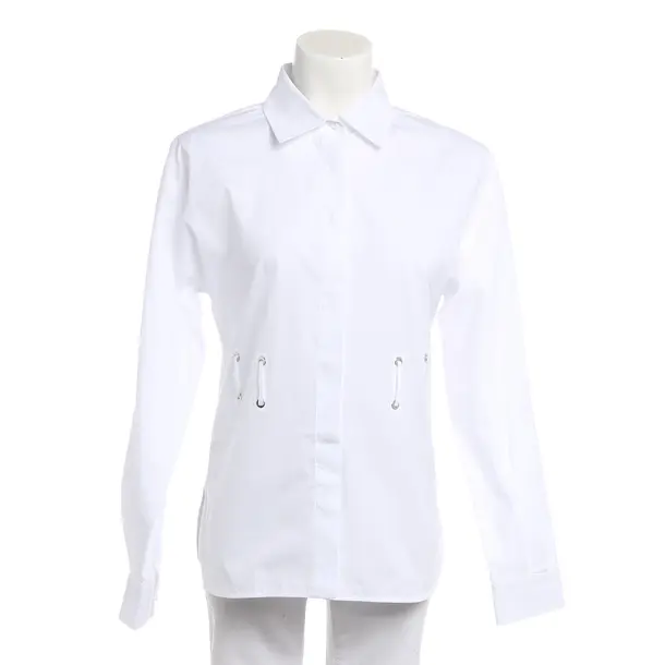 Bluse, in Weiß, Baumwolle, Max Mara