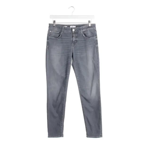Skinny Jeans in Gray, Cotton, Closed