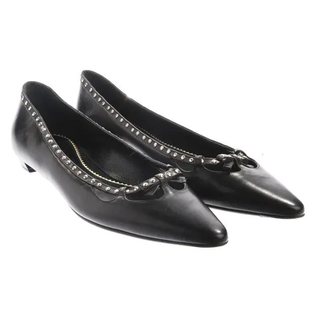 Ballet Flats in Black, , Prada