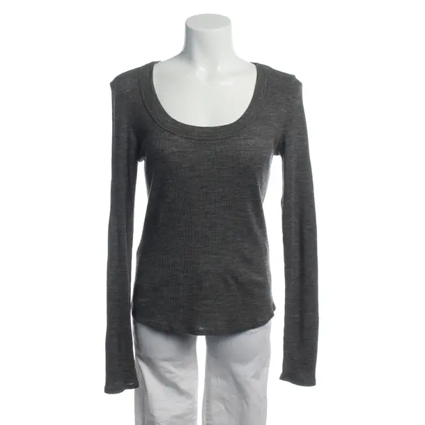 Long Sleeve Shirt in Gray, Wool, Dorothee Schumacher