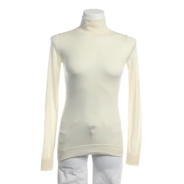 Wool Jumper in White, Wool, 0039 Italy