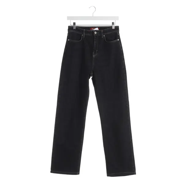 Jeans Flared in Schwarz, Baumwolle, Max Mara