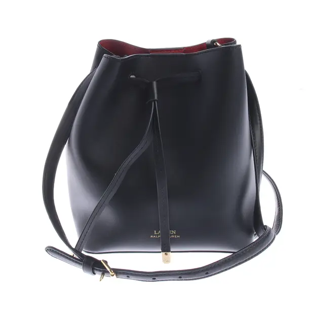 Shoulder Bag in Black, Leather, Lauren Ralph Lauren