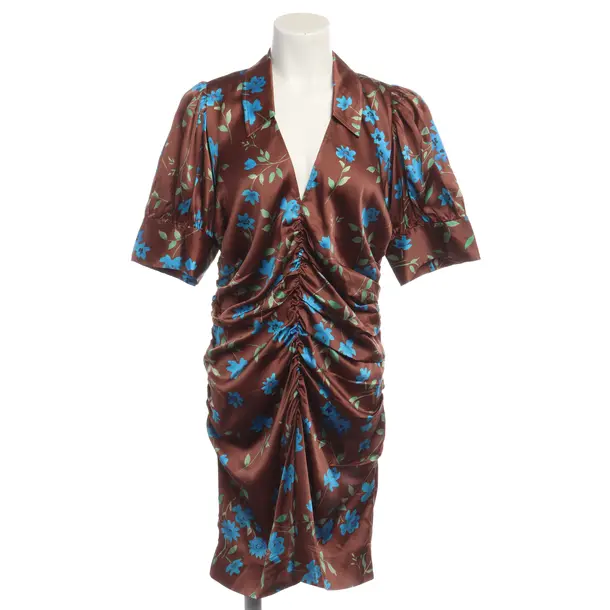 Kleid in Mehrfarbig, Seide, Ganni